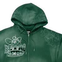 RETROVERT DESTROYER MATCHING ZIP-UP GREEN