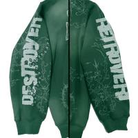 RETROVERT DESTROYER MATCHING ZIP-UP GREEN
