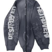 RETROVERT DESTROYER MATCHING ZIP-UP GREY