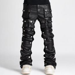 GUAPI OBSIDIAN BLACK PREMIUM LEATHER PANTS