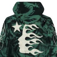 HELLSTAR MARBLE GREEN HOODIE