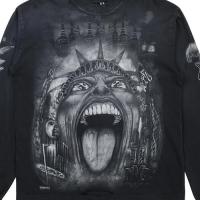 HELLSTAR LIBERTY RECORDS LONGSLEEVE VITAGE BLACK