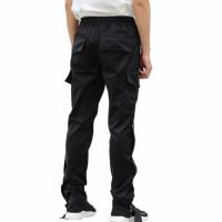 URKOOL NYLON SNAP CARGO PANTS - BLACK