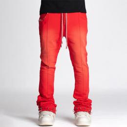 GUAPI CRIMSON RED PIERCING SWEAT PANTS