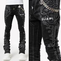 GUAPI VINTAGE BLACK PAISLEY DENIM