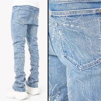 GUAPI STEEL BLUE SPIDER DENIM