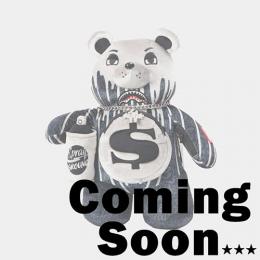 SPRAYGROUND WHITE GOLD BEAR 16 INCH