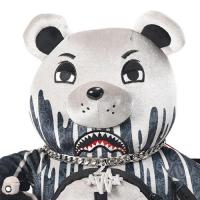 SPRAYGROUND WHITE GOLD BEAR 16 INCH