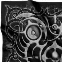 DND4DES SKELETON NOTE HEADSCARF