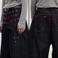 DND4DES COLORED SUEDE RAWHIDE PANTS