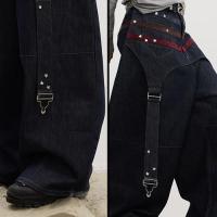 DND4DES COLORED SUEDE RAWHIDE PANTS
