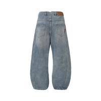 DND4DES LONG BREASTED WASHED DENIM BLUE