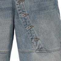 DND4DES LONG BREASTED WASHED DENIM BLUE