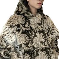 ThoughtWeFriends SNAKES JACKET 2.0 FAUX FUR JACKET WITH HOOD