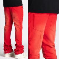 GUAPI CRIMSON RED PIERCING SWEAT PANTS