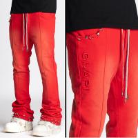 GUAPI CRIMSON RED PIERCING SWEAT PANTS