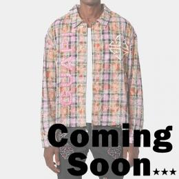 GUAPI BLUSH PINK RHINESTONE FLANNEL