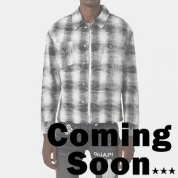 GUAPI CLOUD GREY CROSS FLANNEL