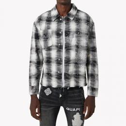 GUAPI CLOUD GREY CROSS FLANNEL