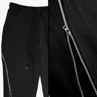 EPTM ZIP FLARED SWEATPANTS - BLACK