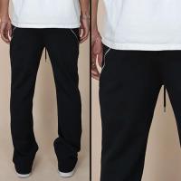 EPTM ZIP FLARED SWEATPANTS - BLACK